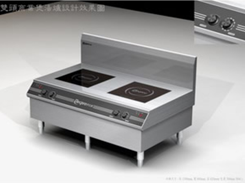 商用电磁双头矮汤炉